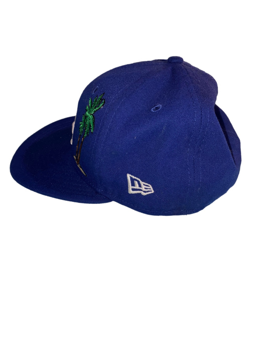 Men's New Era 59Fifty LA Dodgers Palm Tree Taco Hat One Size Blue - Picture 5 of 6